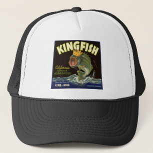 Vintages Produkt kann Art, Kingfish Asparagus kenn Truckerkappe