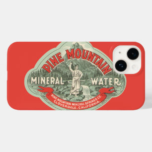Vintages Produktetikett, Kiefernbergmineralwasser Case-Mate iPhone 14 Hülle