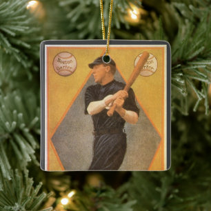 Vintages Produktlabel Art, Boston Garter for Socks Keramikornament