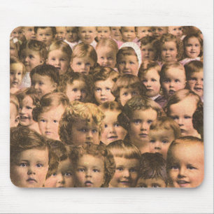 Vintages Produktlabel Art, Eskays Baby Food Mousepad