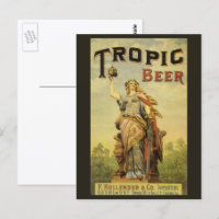Vintages Produktlabel Art, Tropic Beer Gladiator