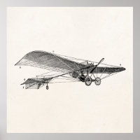 Vintages Propellerflugzeug Retro Alte Prop Flugzeu