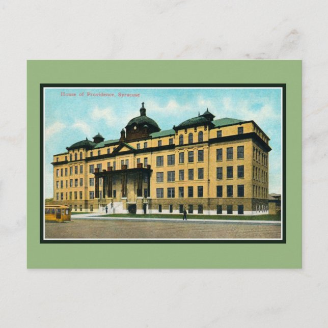 Vintages Providence House of Providence, Syracuse  Postkarte (Vorderseite)