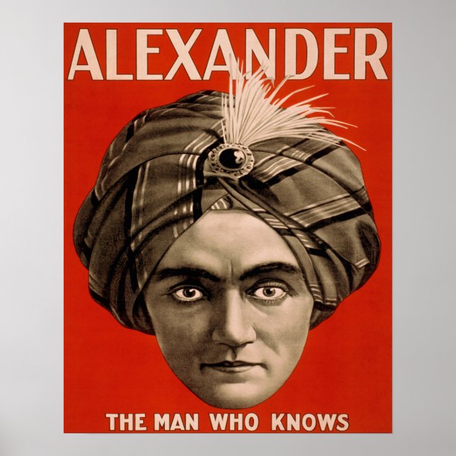 Vintages Psychisches Poster (Vorne)