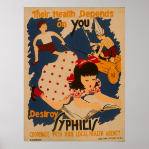 Vintages Public WPA Health Poster