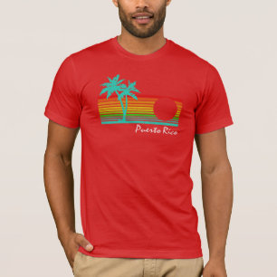 Vintages Puerto Rico - beunruhigter Entwurf T-Shirt
