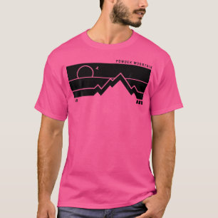 Vintages Pulvergebirge Utah Berge Wanderpisten T-Shirt