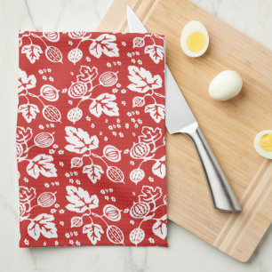 Vintages Pyrex Muster - Stachelbeerweiß Geschirrtuch