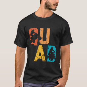 Vintages Quad Funny Quad Rider Atv Gabe Cooles Ret T-Shirt