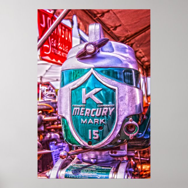 Vintages Quecksilber Poster (Vorne)