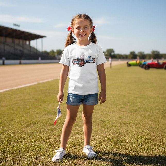 Vintages Race Car Classic Auto T-Shirt (Von Creator hochgeladen)