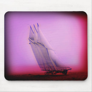 Vintages Racing Yacht Mouse Pad Mousepad