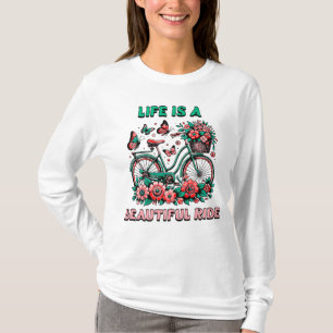 Vintages Radfahren für Frauen T-Shirt