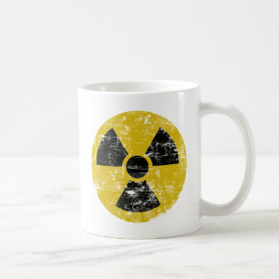 Vintages radioaktives kaffeetasse