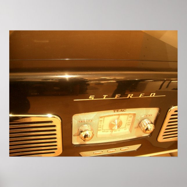 Vintages Radioposter Poster (Vorne)