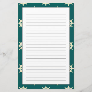 Vintages Radmuster Briefpapier
