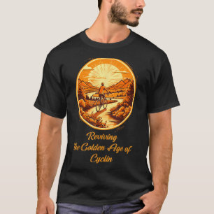 Vintages Radrennen Nostalgie Retro Sunset Race T-Shirt