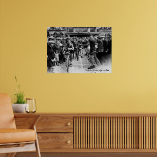 Vintages Radrennen Paris Roubaix 1900 Poster