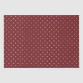 Vintages Red Holiday Gold Snowflakes Packpapier Seidenpapier