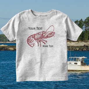 Vintages Red Lobster Custom Beach House Kleinkind T-shirt