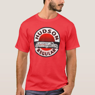 Vintages regelmäßiges Benzinzeichen des Hudsons T-Shirt