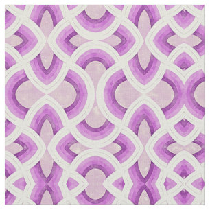 Vintages Regenbogenmuster in Lila Lilac Stoff
