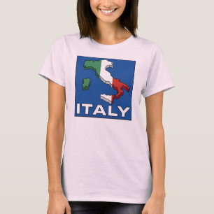 Vintages Reise-Italien-Logo T-Shirt