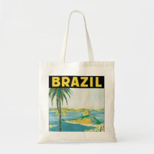 Vintages Reise-Plakat Brasiliens Tragetasche