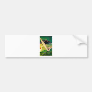 Vintages Reise-Plakat Donostia San Sebastián Autoaufkleber