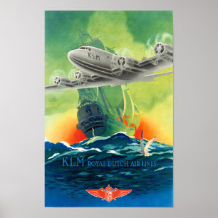 Vintages Reise-Plakat Hollands wieder hergestellt Poster