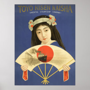 Vintages Reise-Plakat Japans Poster