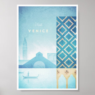 Vintages Reise-Plakat Venedigs Poster