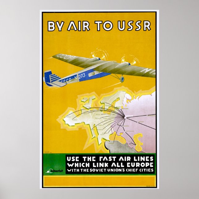 Vintages Reiseplakat 1935 Poster (Vorne)