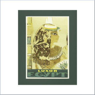 Vintages Reiseplakat für Ägypten Leinwanddruck