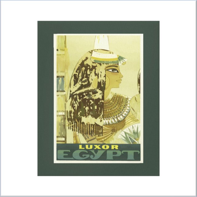 Vintages Reiseplakat für Ägypten Leinwanddruck (Von Creator hochgeladen)