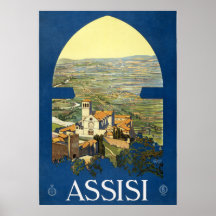 Vintages Reiseplakat für Italien