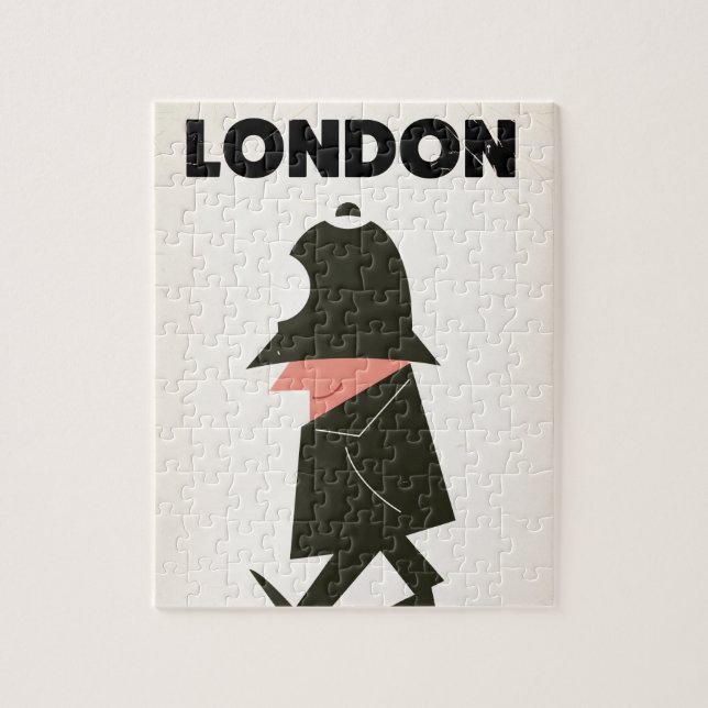 Vintages Reiseplakat für Londoner Policeman Puzzle (Vertikal)
