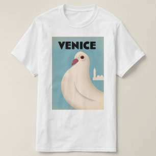 Vintages Reiseplakat in Venedig T-Shirt