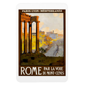 Vintages Reiseplakat Rom Italien oder Roma Italien Magnet