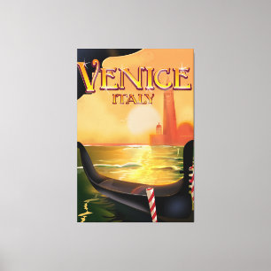 Vintages Reiseplakat Venedigs, Italien Leinwanddruck