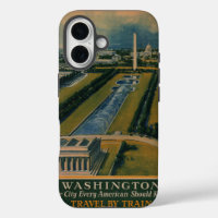 Vintages Reiseplakat Washington DC
