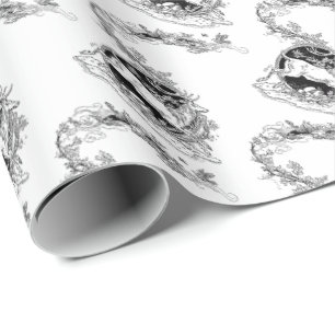 Vintages Ren-Weihnachtsverpackungs-Papier Geschenkpapier