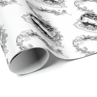 Vintages Ren-Weihnachtsverpackungs-Papier Geschenkpapier