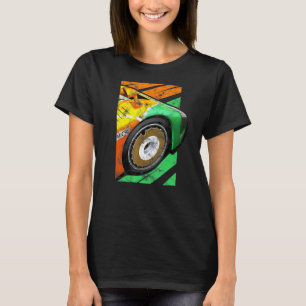Vintages Rennen Auto Alte Schule 90er 80er Racing T-Shirt