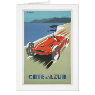 Vintages Rennen-Auto Cote d Azur