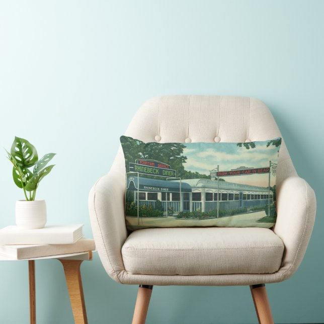 Vintages Restaurant, Retro Rhinebeck Roadside Dine Lendenkissen (Stuhl )