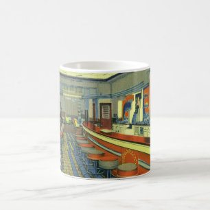 Vintages Restaurant, Retro Roadside Diner Räume Kaffeetasse