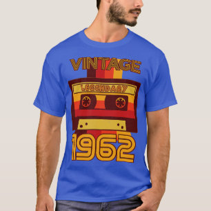 Vintages Retro 1962 Legendary Cassette Tape T-Shirt