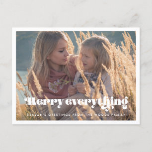 Vintages Retro Alles Holiday Foto Merken Postkarte