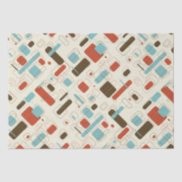 Vintages Retro Art Déco-Muster Seidenpapier